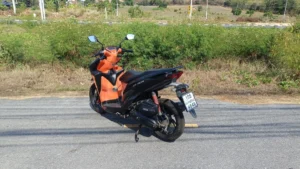 Honda Click 150 rear left angle scooter rental Hua Hin