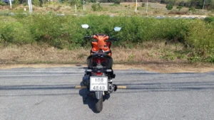 Honda Click 150 rear view scooter rental Hua Hin