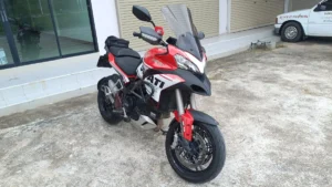 Ducati Multistrada 1200S front-right view parked in Hua Hin