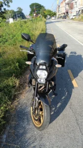 Kawasaki Versys 650 2013 front view for motorbike rentals in Hua Hin