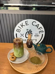 Iced Matcha Latte nicely served