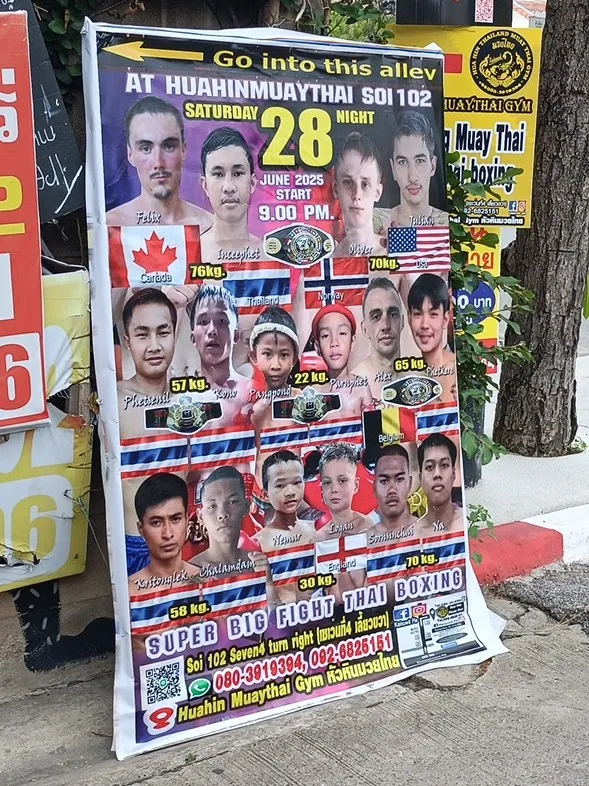 Super Big Fight Thai Boxing at Huahin Muaythai Gym